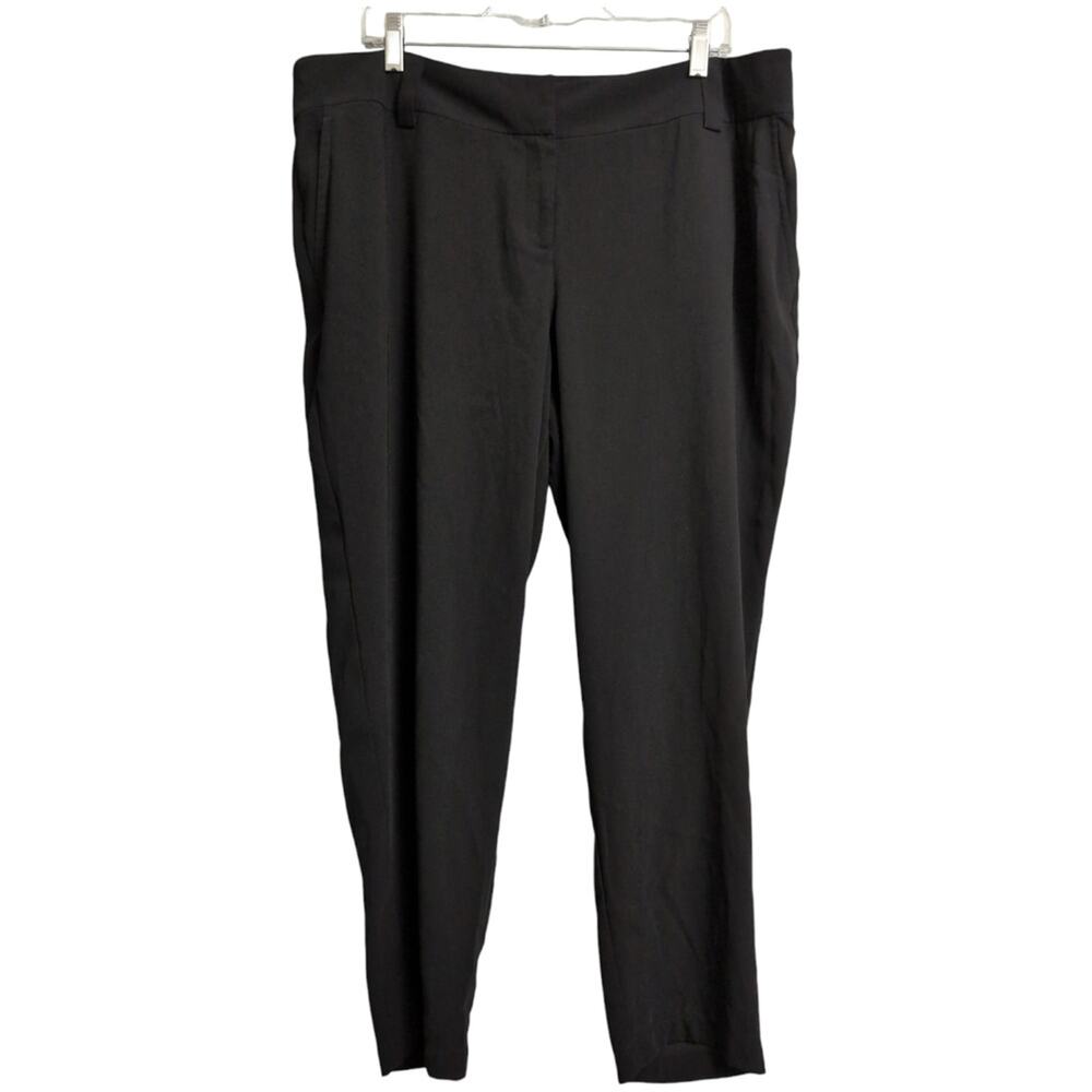 Eileen Fisher Black Belt Loop Dress Pants Slacks Size XL